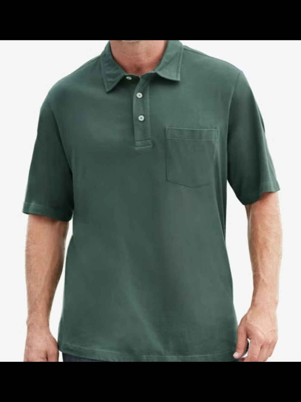Kingsize 2XL Tall Hunter Green Polo Shirt - Kingsize Logo